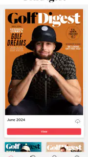Golf Digest Magazine screenshot 1