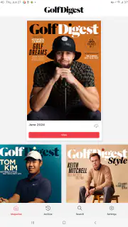 Golf Digest Magazine screenshot 6