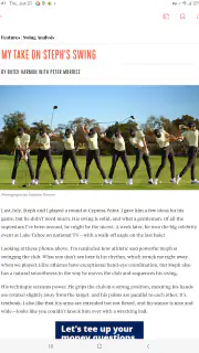 Golf Digest Magazine screenshot 8
