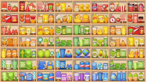 Goods sorting Jogo de Combinar screenshot