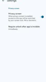 Google Authenticator screenshot 7