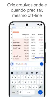 Google Planilhas screenshot 2