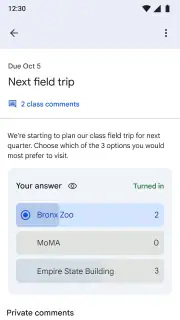 Google Sala de Aula screenshot 6
