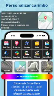 GPS carimbo Data e Hora Câmera screenshot 7
