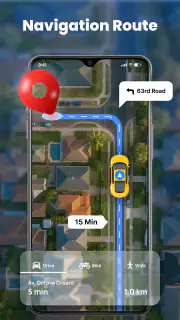 GPS Navegação e Mapas Live screenshot 1