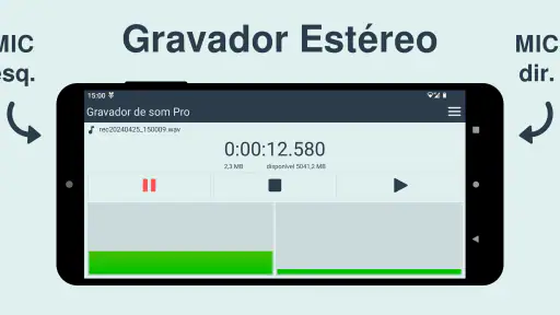 Gravador de som Pro screenshot 1