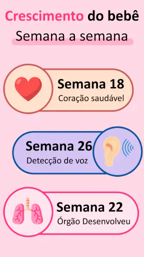 Gravidez + App Semana a Semana screenshot
