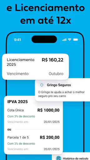 Gringo: Licenciamento, IPVA + screenshot