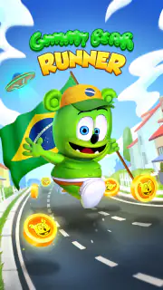 Gummy Bear Run:Jogo de corrida screenshot 1