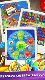 Gummy Drop! Combinar 3 e criar screenshot 3