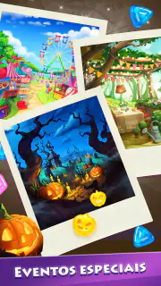 Gummy Drop! Combinar 3 e criar screenshot 4