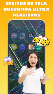 Haha Screen. Tela Quebrada screenshot 2