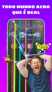 Haha Screen. Tela Quebrada screenshot 3