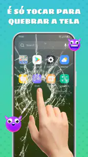 Haha Screen. Tela Quebrada screenshot 4