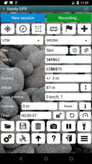 Handy GPS screenshot 1