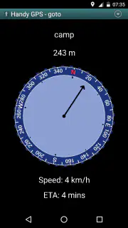 Handy GPS screenshot 2