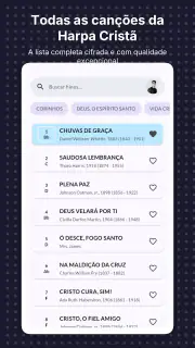 Harpa Cristã Cifrada screenshot 1