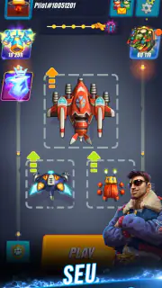 HAWK: Jogos de nave  de tiro screenshot 2