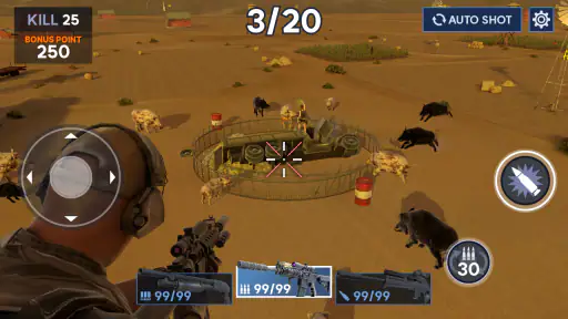 Heli Hog Hunt - Sniper Game screenshot 3