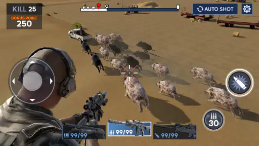 Heli Hog Hunt - Sniper Game screenshot 6