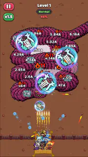 Heroes vs Crazy Wiggler screenshot 2