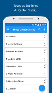 Hinários HC, CC e HCC screenshot 2