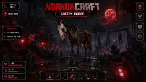 HORRORCRAFT : Creepy Horse screenshot 1