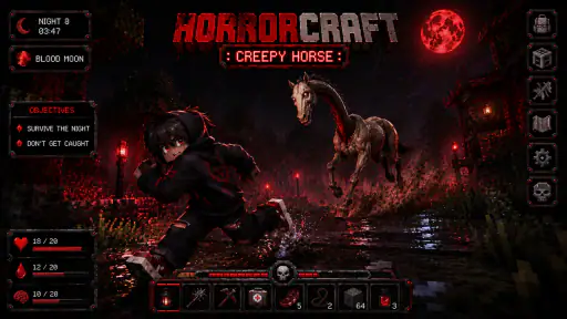 HORRORCRAFT : Creepy Horse screenshot 2