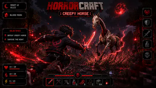 HORRORCRAFT : Creepy Horse screenshot 4