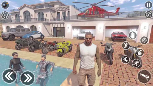 Indian City Gangster Bike Game screenshot 4