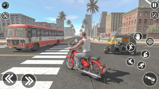 Indian City Gangster Bike Game screenshot 8