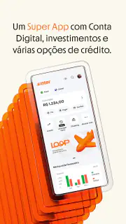 Inter: Conta, Cartão e Pix screenshot 1