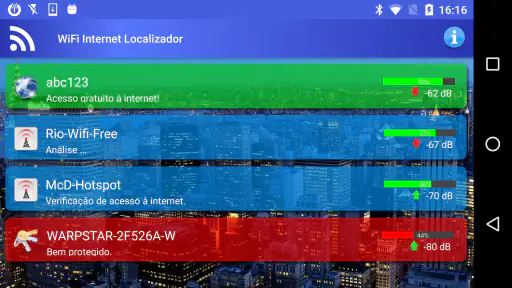 Internet WiFi grátis Finder screenshot 5