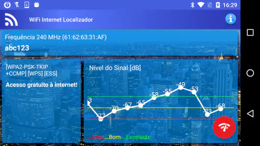Internet WiFi grátis Finder screenshot 6