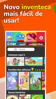 Inventeca: contar histórias screenshot 2