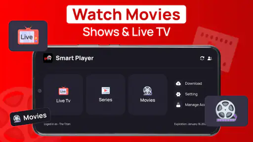 IPTV Player: TV ao Vivo screenshot 3