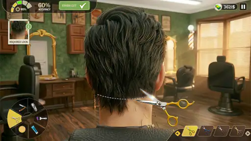 Jogo corte de cabelo barbearia screenshot 8