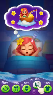 Jogo Creche da Sereia screenshot 4