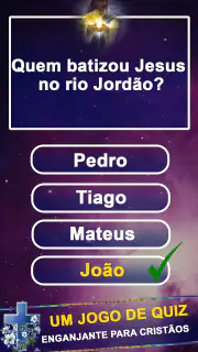 Jogo de perguntas bíblicas screenshot 1