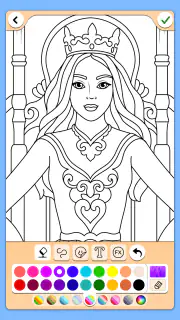 Jogo De Pintar Princesa screenshot 1