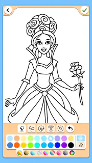 Jogo De Pintar Princesa screenshot 3