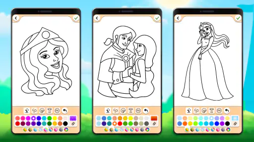 Jogo De Pintar Princesa screenshot 7