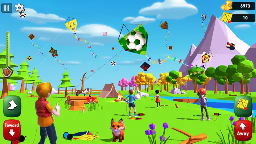 Jogo De Pipa 3D - Kite Game 3D screenshot 2