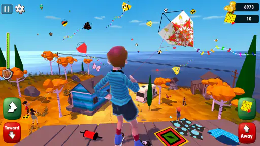 Jogo De Pipa 3D - Kite Game 3D screenshot 4