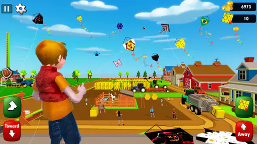 Jogo De Pipa 3D - Kite Game 3D screenshot 6
