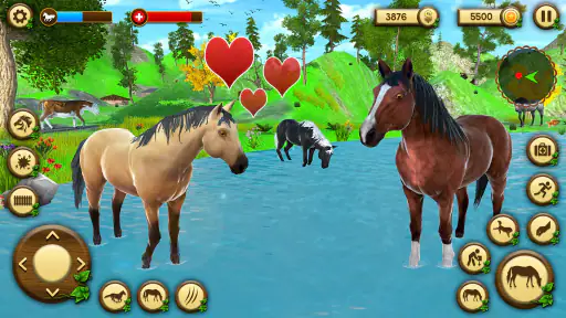 Jogos de cavalo selvagens 3d screenshot 2
