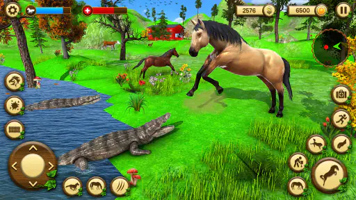 Jogos de cavalo selvagens 3d screenshot 4