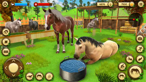 Jogos de cavalo selvagens 3d screenshot 5