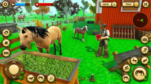 Jogos de cavalo selvagens 3d screenshot 6