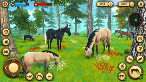 Jogos de cavalo selvagens 3d screenshot 8